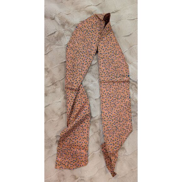 Mixed Lot of 6 Vintage Scarves–Silk, Rayon, Polyester – Designer & Tagged Pieces - Picture 12 of 13